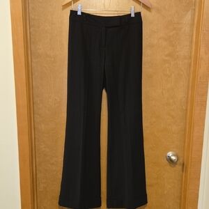 Apt. 9 Black Pinstripe Wide Leg Women's Dress Pants